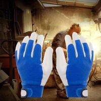 2023 Hot Welding Gloves Anti-static Shield Safety Protection Soft Pigskin Elastic Knitted