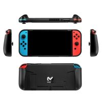 ฝาครอบป้องกันเคสป้องกันนุ่ม TPU หลายชิ้นสำหรับ Nintendo Switch กระเป๋าเก็บบัตรอุปกรณ์เสริมที่จับตามหลักสรีรศาสตร์ที่คลุมเคส