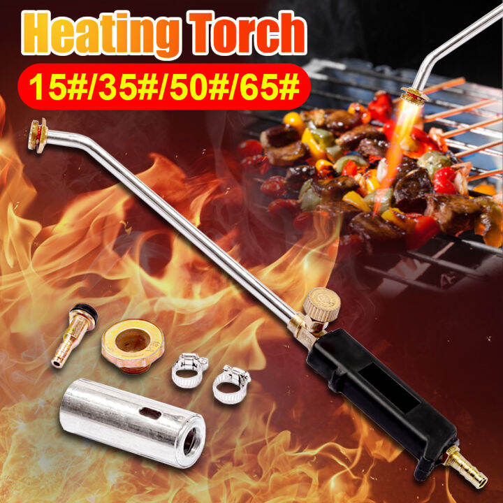 Mapp Gas Blow Torch Stainless Steel Soldering Gun 15/30/35/50/65 Heating Torch Propane