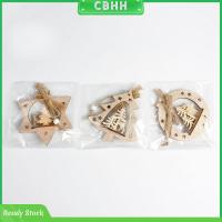 CBHH อุปกรณ์ปาร์ตี้ของขวัญ DIY ต้นคริสต์มาสสโนว์แมนไม้ประดับซานตาคลอสคริสต์มาสแขวน