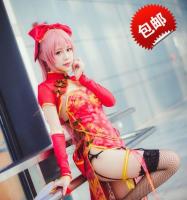 VOCALOID V home TDA สไตล์ canary cheongsam LUKA ตระเวน Miku cos วิกผม