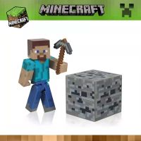 6ชิ้นน่ารักเลโก้ Minecraft สตีฟเหล็ก Golem enderma minifgures บล็อกชุดของเล่นของเล่นเด็กเกม