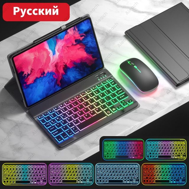 For Lenovo Tab P11 Pro (2nd Gen) 2022 Case Cover Stand Bluetooth Keyboard  Mouse