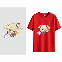 [มีสินค้า]เสื้อยืดผ้าฝ้าย Anime Genshin Game Fischl