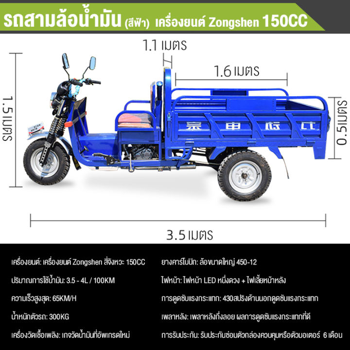 ricky-จัดส่งตัวรถทั้งคัน-รถสามล้อบรรทุก-รถมอเตอร์ไซค์-สามล้อบรรทุก-รถ3ล้อบรรทุก-สามล้อบรรทุก-150cc-สามล้อน้ำมัน-รถสามล้อน้ำมัน-สามล้อ
