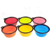 Dog Cat Travel Bowl Silicone Collapsible Feeding Water