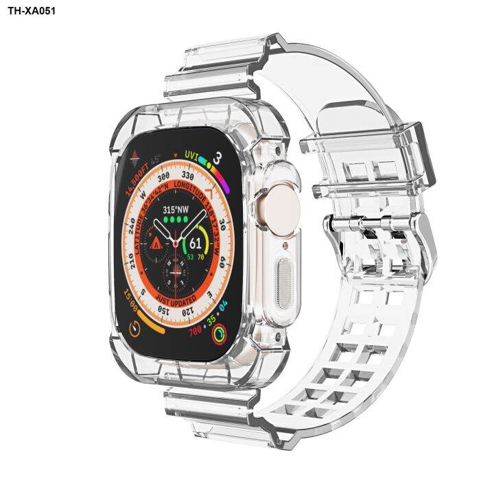 watch-strap-applicable-to-apple-watch-transparent-strap-iwatch-see-through-glacier-with