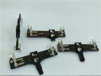 5ซม. ตรงสไลด์ Fader Double Potentiometer Stereotype เท้า B50K B100K X100K