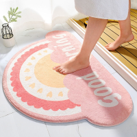 Rainbow Carpet ห้องอาบน้ำแผ่นกันลื่นดูดซับห้องน้ำ Quick-Drying Pad 40x60cm