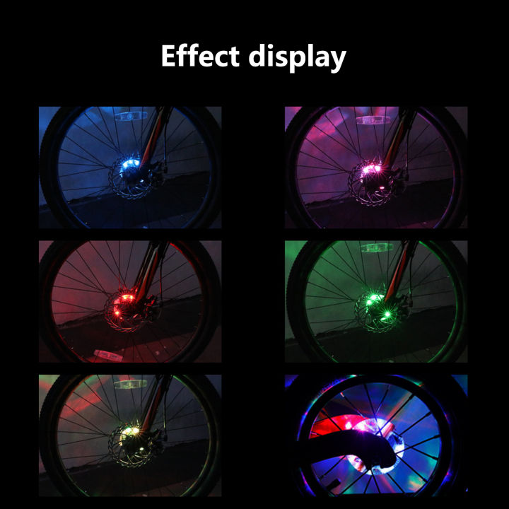 มีสต๊อก-ไฟล้อจักรยาน-led-usb-รีโมทคอนโทรลหลากสีอุปกรณ์ไฟเตือนขี่จักรยานสำหรับกลางแจ้งกลางคืน