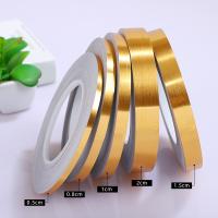 Self-Adhesive Tile Stickers Tape Floor Waterproof Wall Gap Sealing Strip Gold Silver Tile Beauty Seam Sticker Home Decoratio