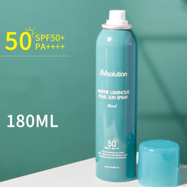 แท้จริงแท้ 💯% 🚩JMsolution Marine pearl sunscreen spray Refreshing ...
