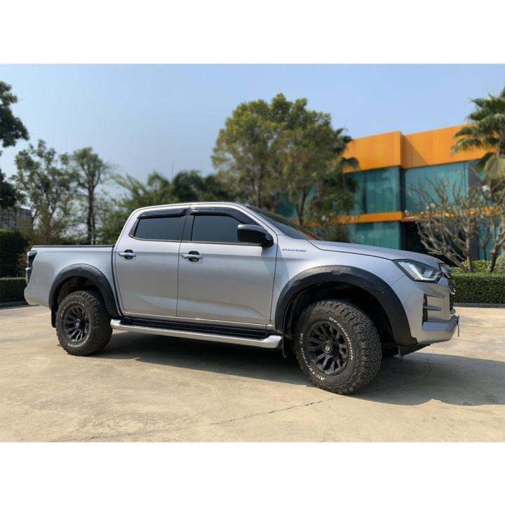 คิ้วล้อ-อีซูซุ-ดีแม็กซ์-isuzu-d-max-โป่งไม่มีน๊อต-4-ประตู-ดำด้าน-ปี-2019-2020-6-นิ้ว