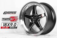 ล้อแม็กใหม่ ขอบ18 -  COSMIS รุ่น TYPE G GRAN TURISMO - สีดำเงิน - ขอบ18 x 9.0 x 9.0 x 5รู114.3 ET35/35 - ส่งฟรี Kerry Express - กรุณาสอบถามสต็อกก่อนกดสั่งซื้อ