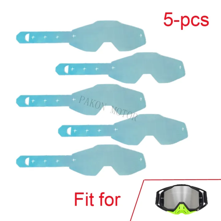 {hot} Tear Off Film of Goggles Protective Rubber Dirtbike Tearable offs