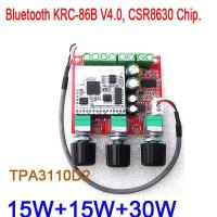 TPA3110D2 15W 15W 30W 2.1CH Bluetooth KRC-86B V4.0 receiver Subwoofer Audio Amplifier Board Stereo Amp for 12V 19v CAR power