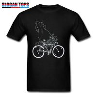 Squid On A Bike Tshirt Fun Tshirt Designer Mens Black White T Shirt Hop Cartoon Tees Moto Biker Graffiti