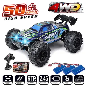 2023 New 1:16 Scale Large RC Cars 50km/h High Speed RC Cars Toys for Boys  Remote Control Car 2.4G 4WD Off Road Monster Truck