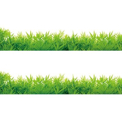 2X DIY Green Grass Wall Sticker Removable Wall Decor Waterproof Bedroom Mural Decal