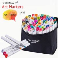 TOUCHNEW T7 Optional Colors Sketch Markers Alcohol Based Dual Head Brush Markers Pen For Drawing Manga Art Supplies MarkersHighlighters  Markers