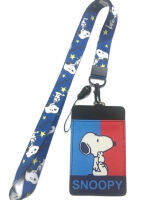 SNOOPY   B    สายคล้องคอ สายคล้องบัตร ที่ใส่บัตร ซองใส่บัตร พร้อมสายคล้องคอ ลาย   SNOOPY B  ST  BR     น่ารัก งานดี สวยงาม สำหรับ บัตร 6x8 cm (body 7x11cm) NPNN