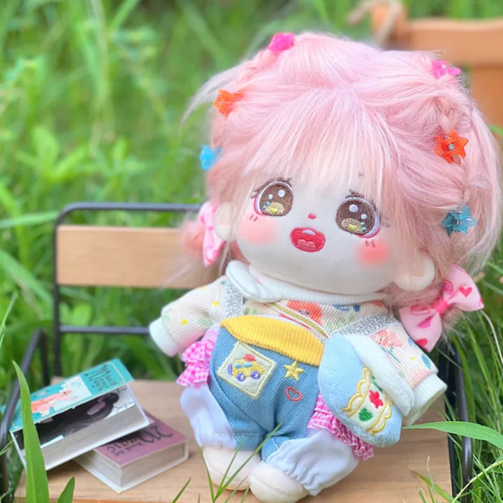 20cm Pink Hair Shy Happy Girls Doll Kpop Group Irene Kang Seul Gi TWICE Ningning Idol Dolls