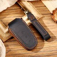 Smart Key  Cover Leather Car Key Case Shell For Hyundai Tucson L Palisade Elantra Sonata10th