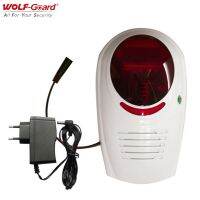 Wolf-Guard 433MHz Wireless Sound Flashing Siren 110dB Indoor Outdoor Waterproof Alarm for GSM Wifi Home Security Burglar System Household Security Sys