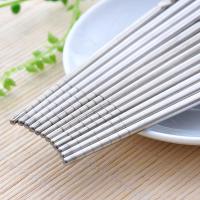 Stainless Steel Chopsticks Blue And White Porcelain Chopsticks Portable Home Chopsticks Printed J3F3