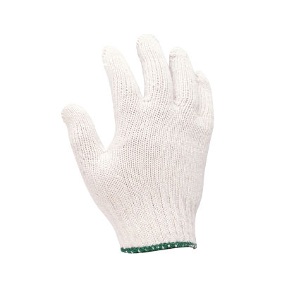 ถุงมือผ้าคอตตอน PARAGON รุ่น 75-556428 ขนาด 500 กรัม สีขาวขอบเขียว  [ส่งเร็วส่งไว มีเก็บเงินปลายทาง]