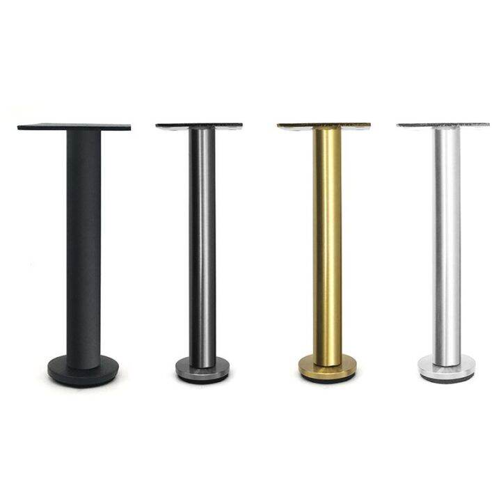 4 pcs Stainless Steel Furniture Legs Adjustable Metal Coffee Table Feet