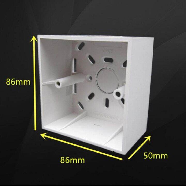 50MM Switch Socket Panel Junction Box 86 Switch Outlet Bottom Box 86*86