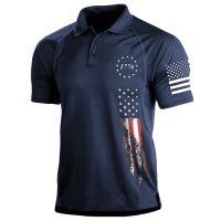 Vintage Mens Polo Shirt Golf Shirts Turndown 3d Print Tees Top American Short Sleeve Button-down Fashion Clothing Casual Blouse