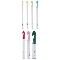 Crochet Hook Set,7/8/9/10/12/15/20mm Plastic Handle Crochet Hook Knitting Needles Thick Head Tool DIY Crafts Accessories