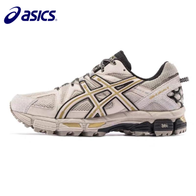 2023 Asics รองเท้าวิ่งกีฬาลำลองสไตล์ออฟโรด,รองเท้าการดูดซับแรงกระแทกออฟโรดทนต่อการสึกหรอรุ่น8ปี