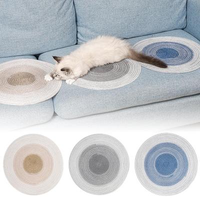 NE สัตว์เลี้ยงรังแมวด้ายฝ้ายทอแมวญี่ปุ่นบดกรงเล็บที่นอนแมวเย็นผ้าห่มสำหรับสัตว์เลี้ยง