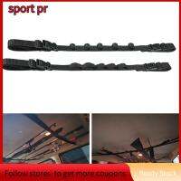 SPORT PR 1/2pcs ปรับได้ปรับได้ ชั้นเก็บคันเบ็ดสำหรับยานพาหนะ พร้อมสติ๊กเกอร์มหัศจรรย์ สีดำสีดำ คันเบ็ดสำหรับตกปลา เครื่องมือสำหรับตกปลา ที่ยึดคันเบ็ด อุปกรณ์ตกปลาสำหรับตกปลา