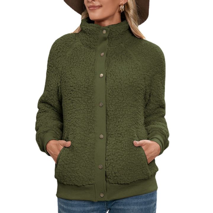 fitaylor-double-faced-tweed-coat-women-khaki-turtleneck-jacket-warm-long-sleeve-casual-single-breasted-autumn-lady-clothes