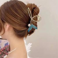 【YF】✙  Whale Tail Hair Claw Clip Headdress Ponytail Claws Accessories