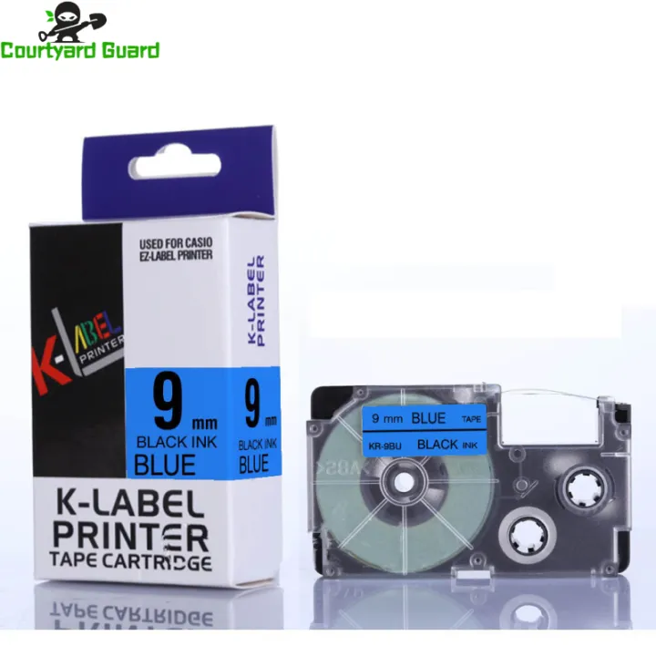 8M X 9มม.เทปสำหรับ Casio Label Maker Kl780 Kl60 Kl170 Kl120 Kl820 Cwl300 Kl7400 Kl8800