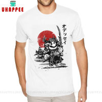 Novelty Samurai Mario Tees Shirt Custom Short Sleeve ValentineS MaleS S-6Xl White Tee Shirt