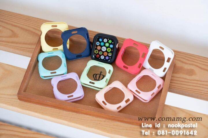 เคสยางซีลีโคน-สำหรับนาฬิกาสมาร์วอทช์-apple-watch