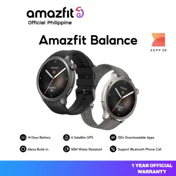  Amazfit Balance Smart Watch, AI Fitness Coach, Sleep & Health  Tracker with Body Composition, GPS, Alexa Built-in, Bluetooth Calls, 14-Day  Battery, 1.5 AMOLED Display, for Android/iPhone, Grey