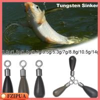 FZIPUA เครื่องมือตกปลา อุปกรณ์ตกปลา หยดน้ำ ปล่อยเร็ว สาย sinkers ตกจม ตกปลาทังสเตน ขั้วต่อตะขอ