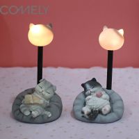 【TX】โคมไฟตั้งโต๊ะ LED รูปแมวน่ารัก มี 2 สีให้เลือก