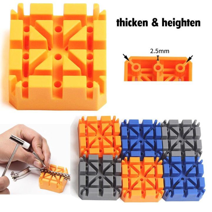 thicken-watch-band-bracelet-link-repair-remover-tool-holder-watch-strap-base-block-hammer-punch-tools-kit-fixed-ซื้อทันที-เพิ่มลงในรถเข็น