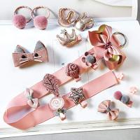 18Pcs/Lot New Girls Headwear Set Princess Hairpins Set Fashion Children Hair Accessories Bow Crown Hair Clips Gift Boxed