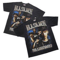 【Fashion】 【illslick Mr.Legenary  Tshirt】Hiptrack Tshirtเสื้อยืดผ้าฝ้าย เสื้อ อิลสลิก แฟนคลับอิลไม่ควรพลาด(ป้าย มีสีดำให้เลือกสองสี เฟดกับไม่เฟด ตะ แฟชั่นแขนสั้นผ้าฝ้าย Shirt for Men Women Tops