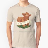 Highland Cow T Shirt 100% Pure Cotton Cute Kawaii Cow Animal Farm Nature Wildlife Infant Sweet Calf Scotland Woodland