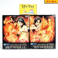 Set ลูฟี่ &amp; เอส [มือ 1] Brotherhood ของแท้ - Monkey D. Luffy &amp; Portgas D. Ace Brotherhood DX Banpresto Onepiece วันพีช